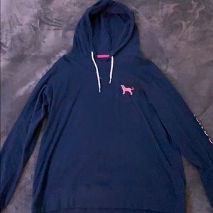 Navy Blue thin hoodie